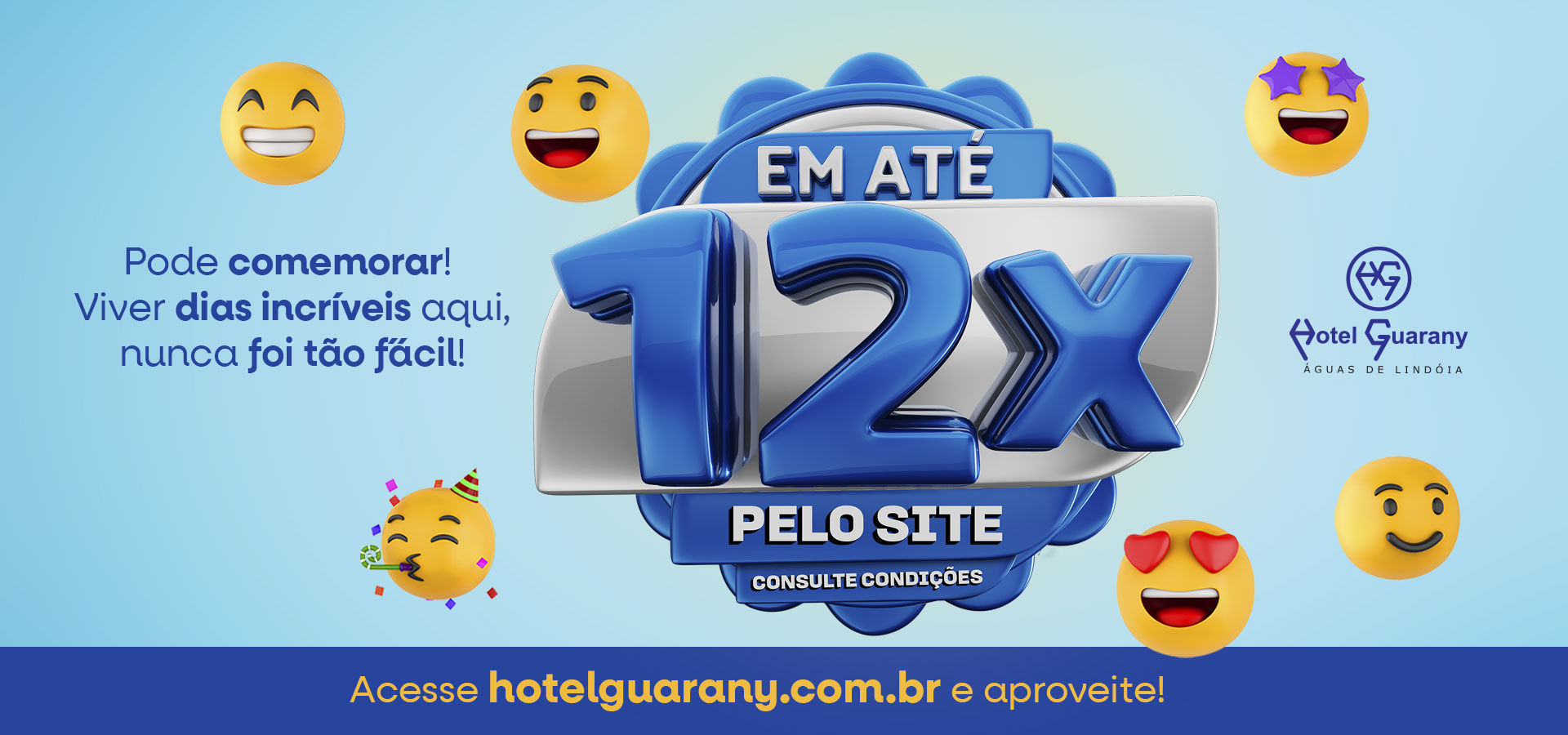 Parcele em até 12 vezes